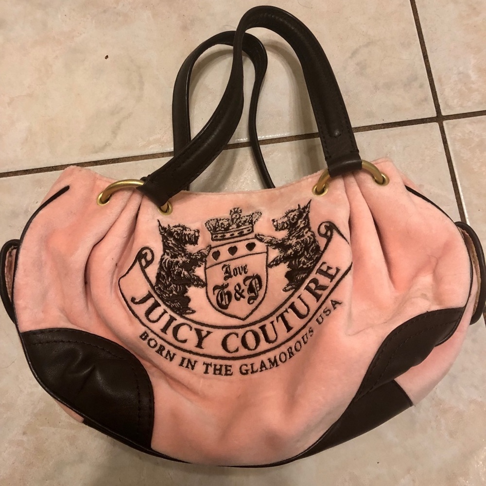 Juicy Couture baby pink small handbag